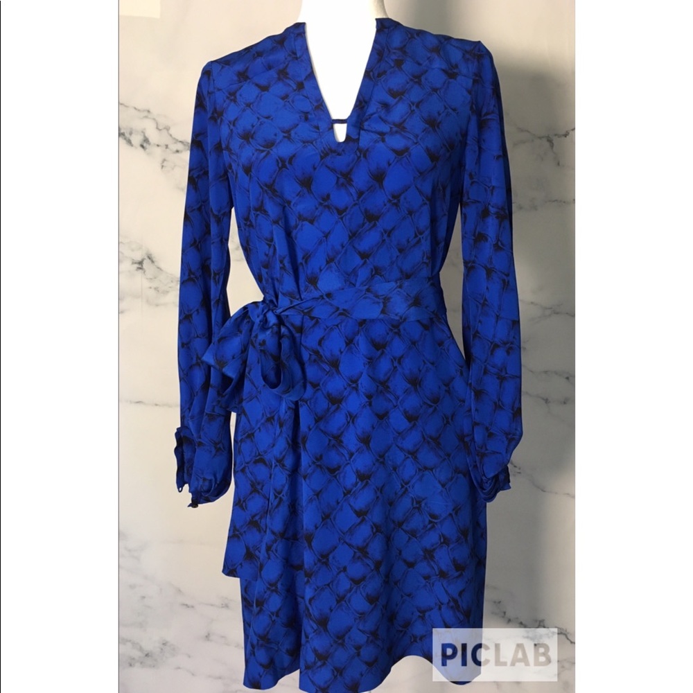 Diane Von Furstenberg ‘TANYANA Clean’ Blue Dress